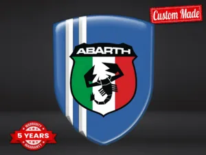 Fiat Abarth Decalcomanie su Misura Auto Forti Limitati Universali